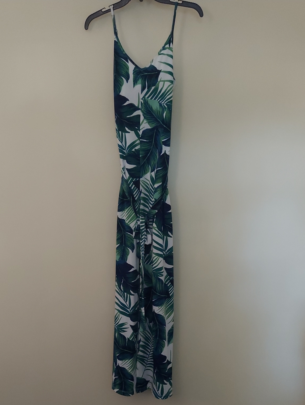 NW0T VENUS Blue and Green Printed Dress